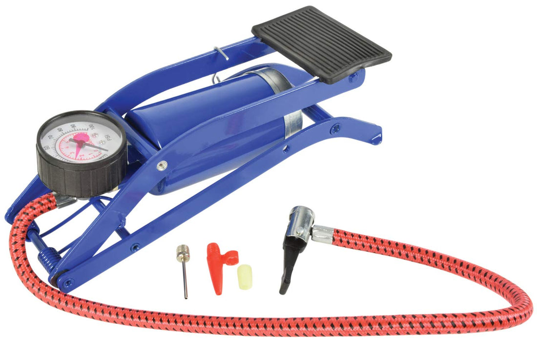 Mercury | Single Barrel Foot Pump With Gauge