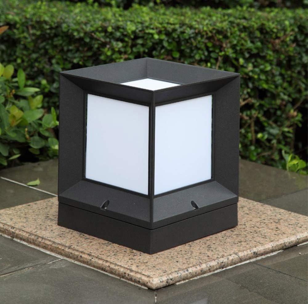 Cairo light BLACK Turkish Square Lantern Outdoor Decoration - Door Post Wall Lamps - Rustproof and Waterproof 25X25cm