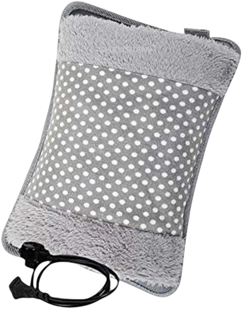 Heating Pad for Pain Relief, Hot Water Bag, Electric Heating Bag for Pain Relief, Heating Pad for Pain Relief, Heating Pad for Back Pain, Menstrual Cycle, Random Shape Selection (Grey)