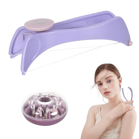 Face Epilator Portable Face Epilator for Women, Razor Manual with Cord Removal, Eyebrows and Chin, Easy Hair Removal for Facial Hair Removal