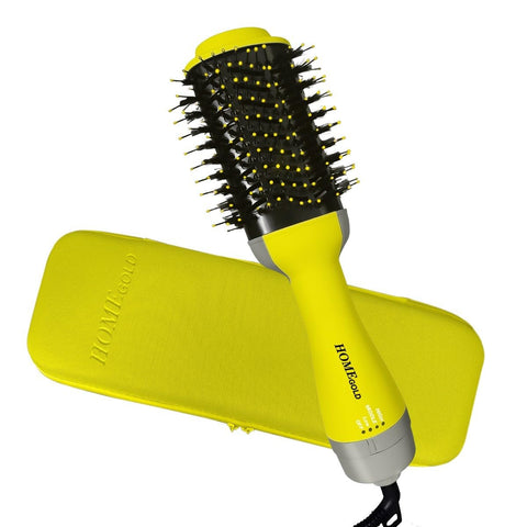 Hair Dryer Brush 2500W, One Step Hot Air Comb and Volumizer With Ceramic Coating, Ionic Styling Brush, 3 Heat Speed Settings, for All Hair Types, HG-1918
