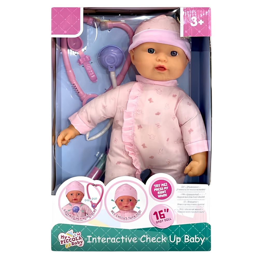 My Piccola Baby Interactive Check Up Baby Doll - 1612