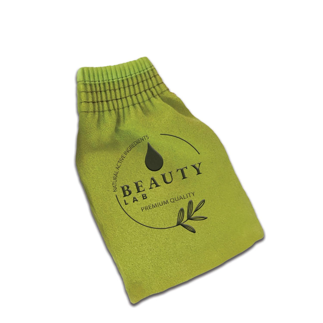 Beauty Lab Moroccan Bath Kessa Exfoliating Glove,LOOFAH, multicolor Navy Blue Red Green Yellow - Body Scrubber Gentle for Sensitive Skin Moroccan Loofah - Pack of 1