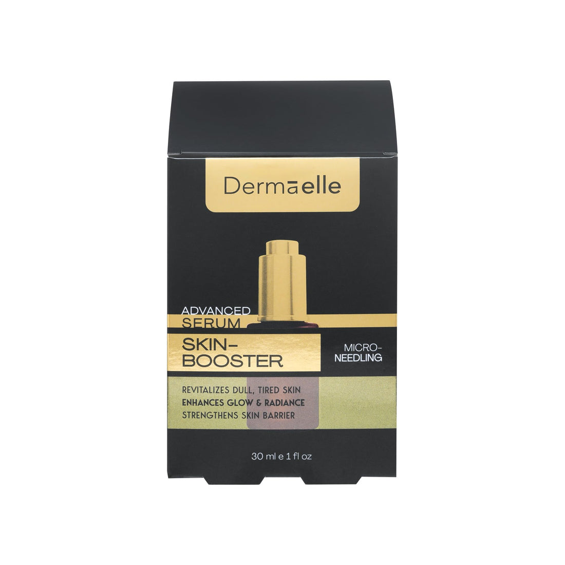 Dermaelle Advanced Skinbooster Microneedling Serum – Hydrating & Glow Boosting Face Serum for Smooth Radiant Skin, Pore Refining & Skin Barrier Support