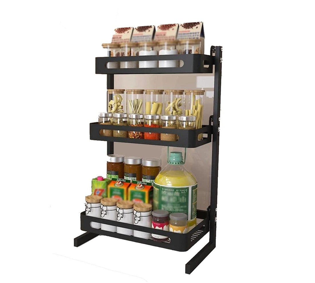 Comprehensive organizer for spices, 3 shelves
