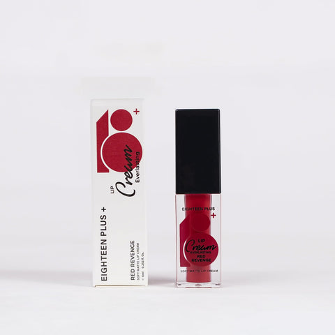 Everlasting Lip Cream, Red Revenge, Soft Matte Finish, Long-Lasting 24-Hour Wear, 6ml