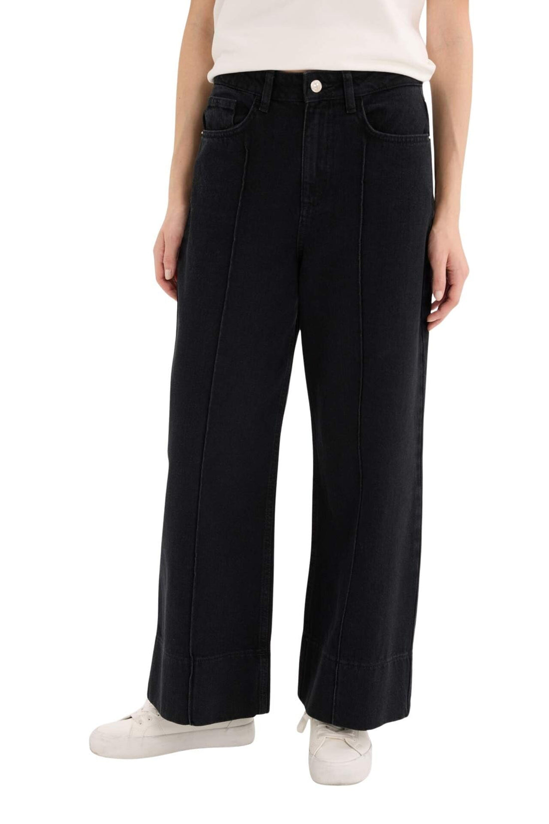 DeFacto Womens Crop Wide Leg Special Collection Denim Trousers E3872AX Trousers