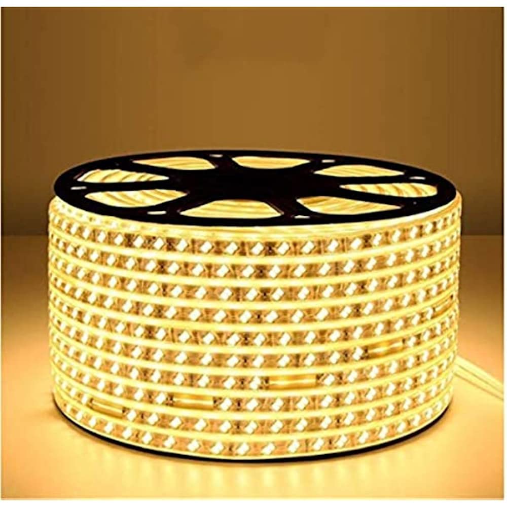 Shaheen Light LED Strip Roll Double Light & Warm - 120 Bulbs In The Meter - Insulation Outdoor High Quality - Against Water - For All Uses Inside And Outside The Home (Roll 20 Meters With 1 Socket)