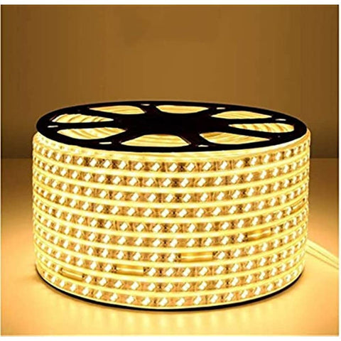 Shaheen Light LED Strip Roll Double Light & Warm - 120 Bulbs In The Meter - Insulation Outdoor High Quality - Against Water - For All Uses Inside And Outside The Home (Roll 20 Meters With 1 Socket)
