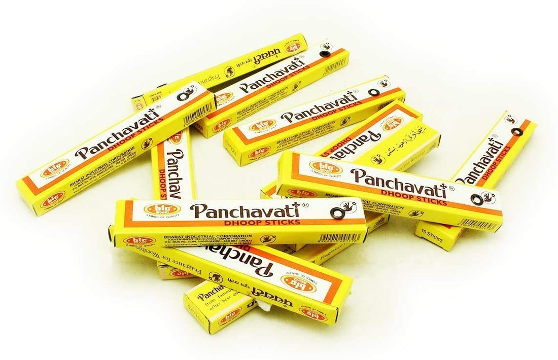 Nexxa 12 Boxes Panchavati Dhoop Inscense Sticks Meditation and Enlightenment