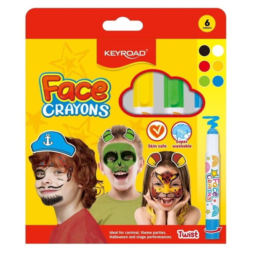 Keyroad Face Wax Colors 6 Colors Model KR972893