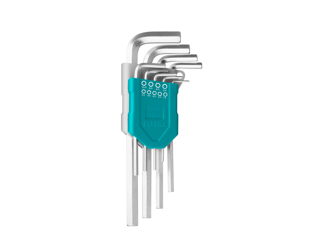 TOTAL TOOLS 9pcs Hex key - THT106192