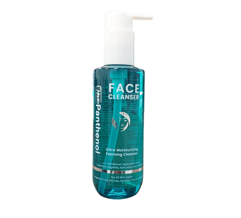 Hepta Panthenol Ultra Moisturizing Face Cleanser, 200ml, with Hyaluronic Acid, Ceramides, Fragrance-Free, for All Skin Types, Oil-Free Formula