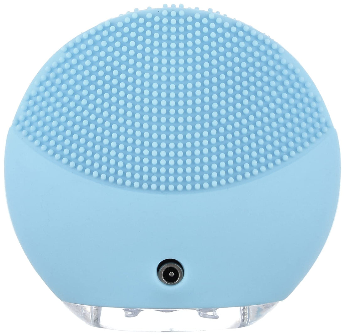 Facial cleansing massage brush usb charging & waterproof rechargeable (blue)