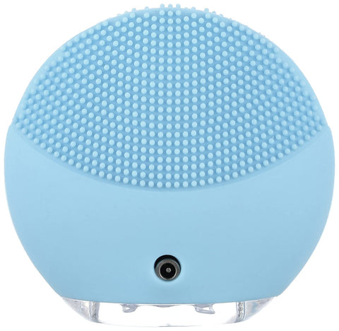 Facial cleansing massage brush usb charging & waterproof rechargeable (blue)