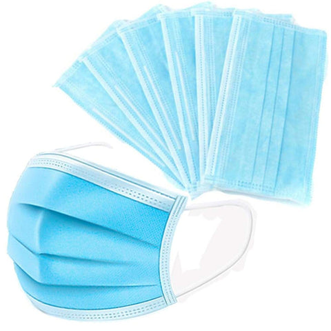 Portal Face Masks - Blue, 50 Pieces
