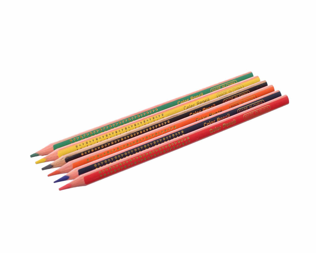 Micro Colored Pencils Set of 6 items