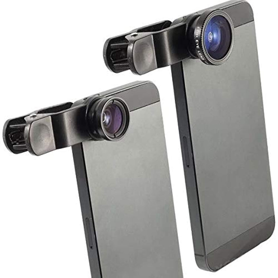 Other 3in1 Micro Lens Wide Angle Fish Eye Lens Camera - Wide Angle, Macro, Fisheye - Black - Clip-On