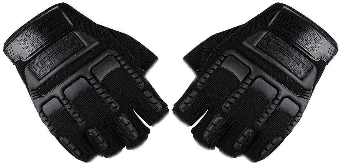 Unisex Wrist Half Fingers Winter Sport Gloves - 2724539225465