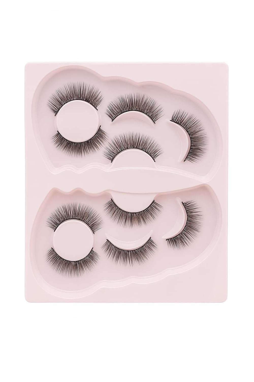 Individual Segment Eyelash Extensions Kit – 2 Sets of 5 Lash Clusters Each – Natural & Fluffy Look, Lightweight, Reusable, Easy DIY Application for Salon or Home Use, Comfortable All-Day Wear
