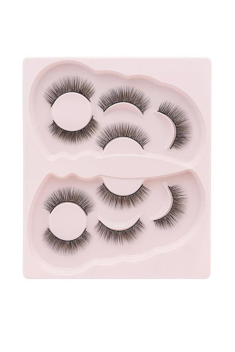 Individual Segment Eyelash Extensions Kit – 2 Sets of 5 Lash Clusters Each – Natural & Fluffy Look, Lightweight, Reusable, Easy DIY Application for Salon or Home Use, Comfortable All-Day Wear