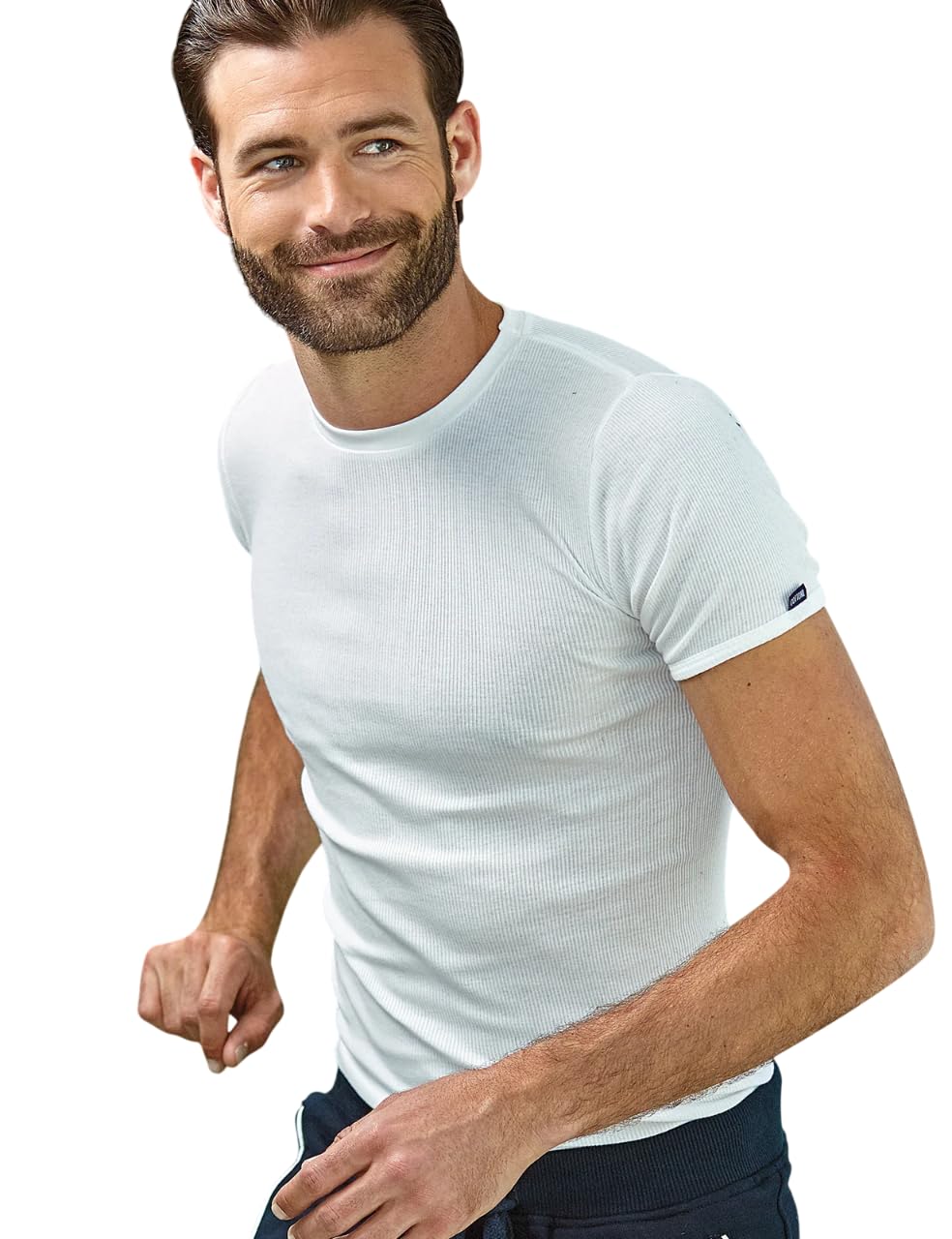 Cottonil Round Neck Breathable Cotton Undershirts - White