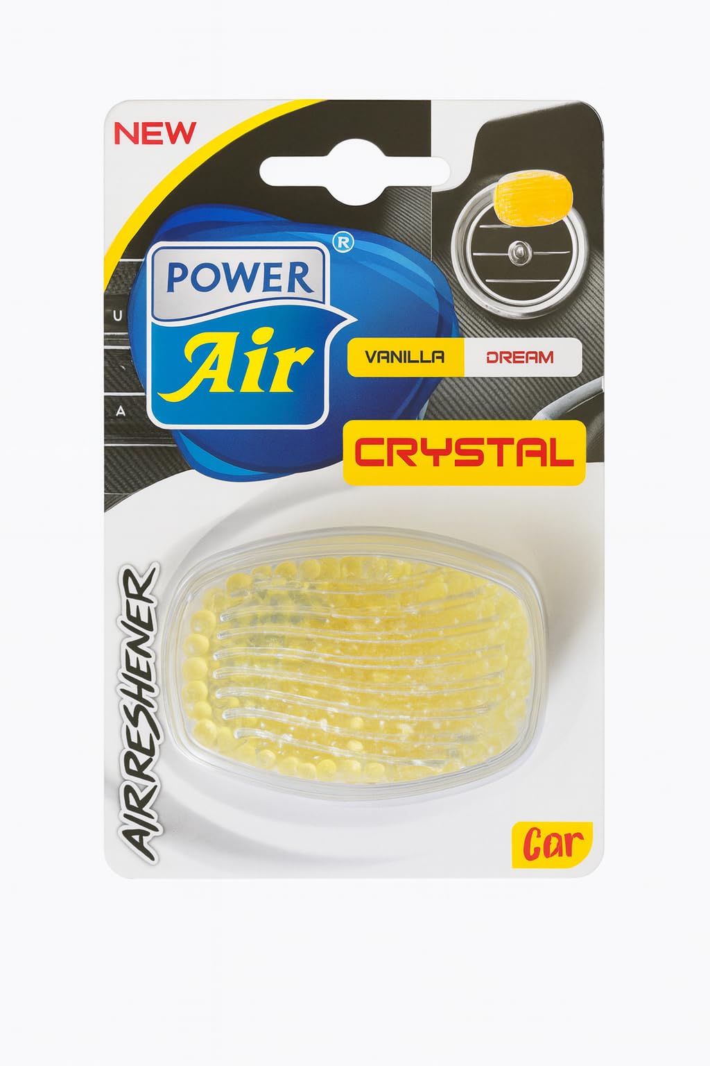 Power Air Car Freshener Crystal Air Freshener on AC Vent 8g-Vanilla-CS-5