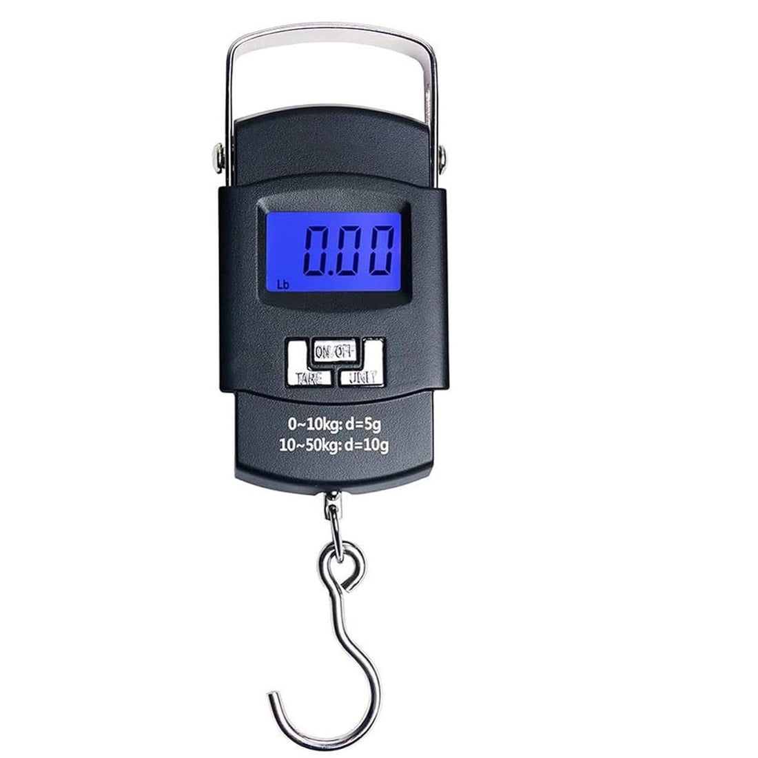 Multipurpose Electronic Balance Portable Hook Weighing Machine Digital Hanging Luggage Fishing Hook Scale Manual Weight /50 Kg