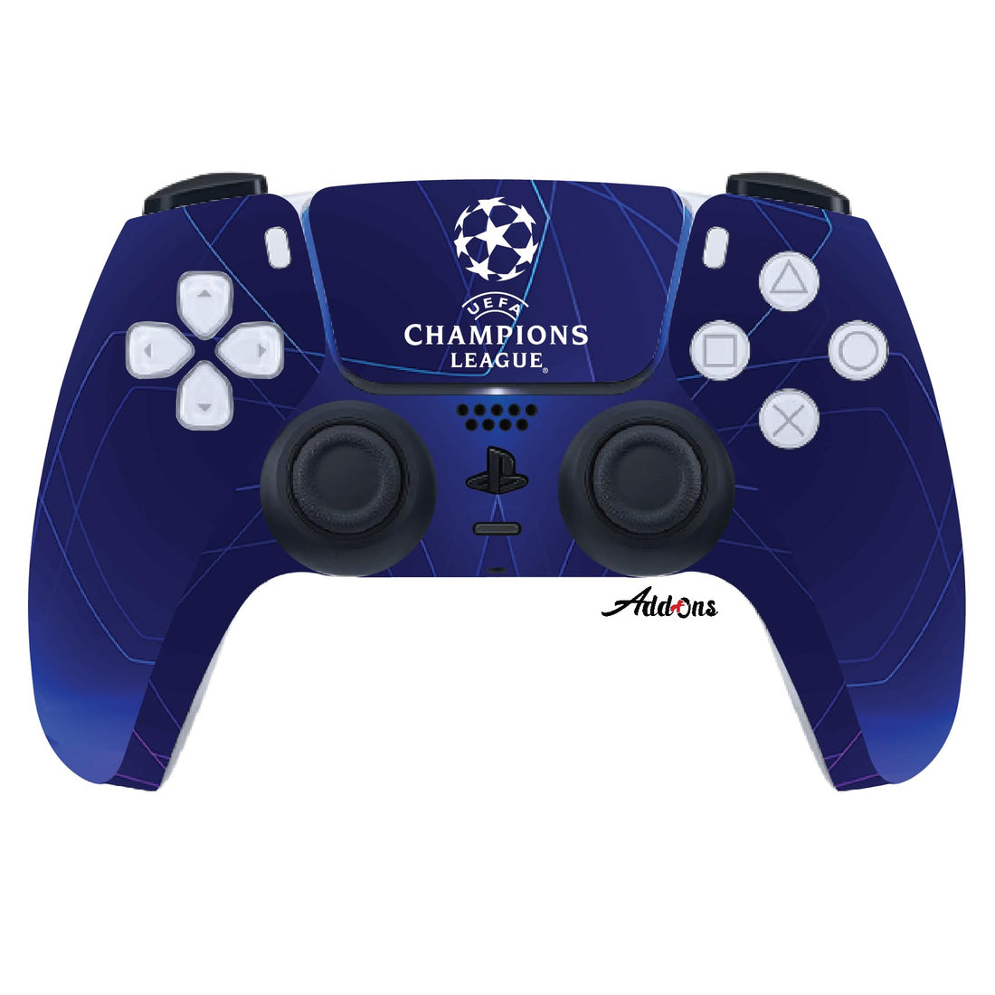 Add-Ons PS5 UCL #1 Skin Sticker Compatible With Playstation 5 Controller