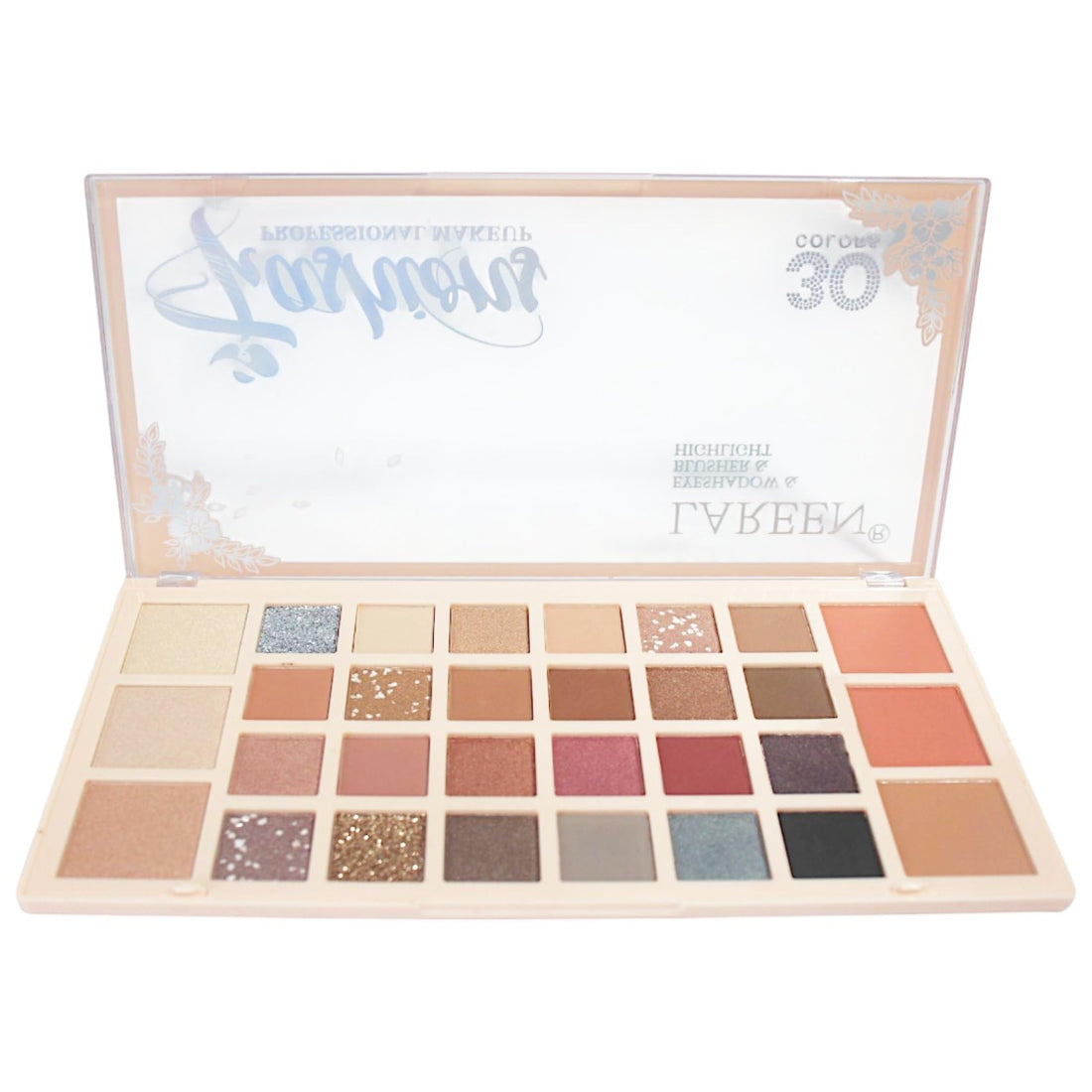 Lareen Eyeshadow&Blusher&Highlighter Palette 30 Colors