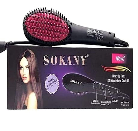 Sokany Electric Hair Brush - Black