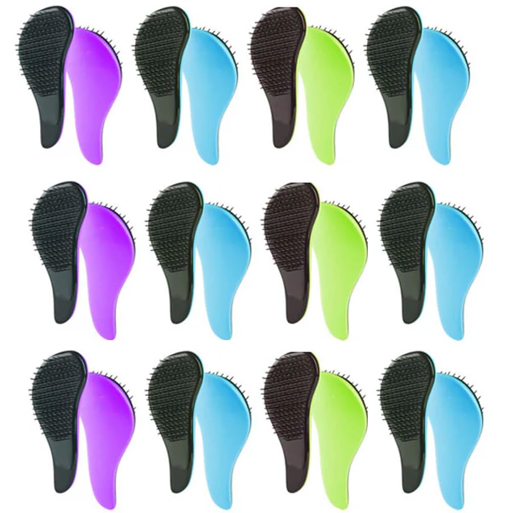 New Magic Detangling Hair Brush - Unisex - Kids (Any Color 12pcs)