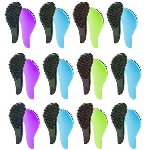 New Magic Detangling Hair Brush - Unisex - Kids (Any Color 12pcs)