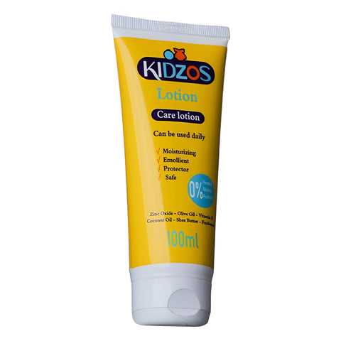 Kidzos Lotion Moisturizing,Emollient,Protector&Safe 0% Paraben&Silicones,0% Paraffin Oil-100ml