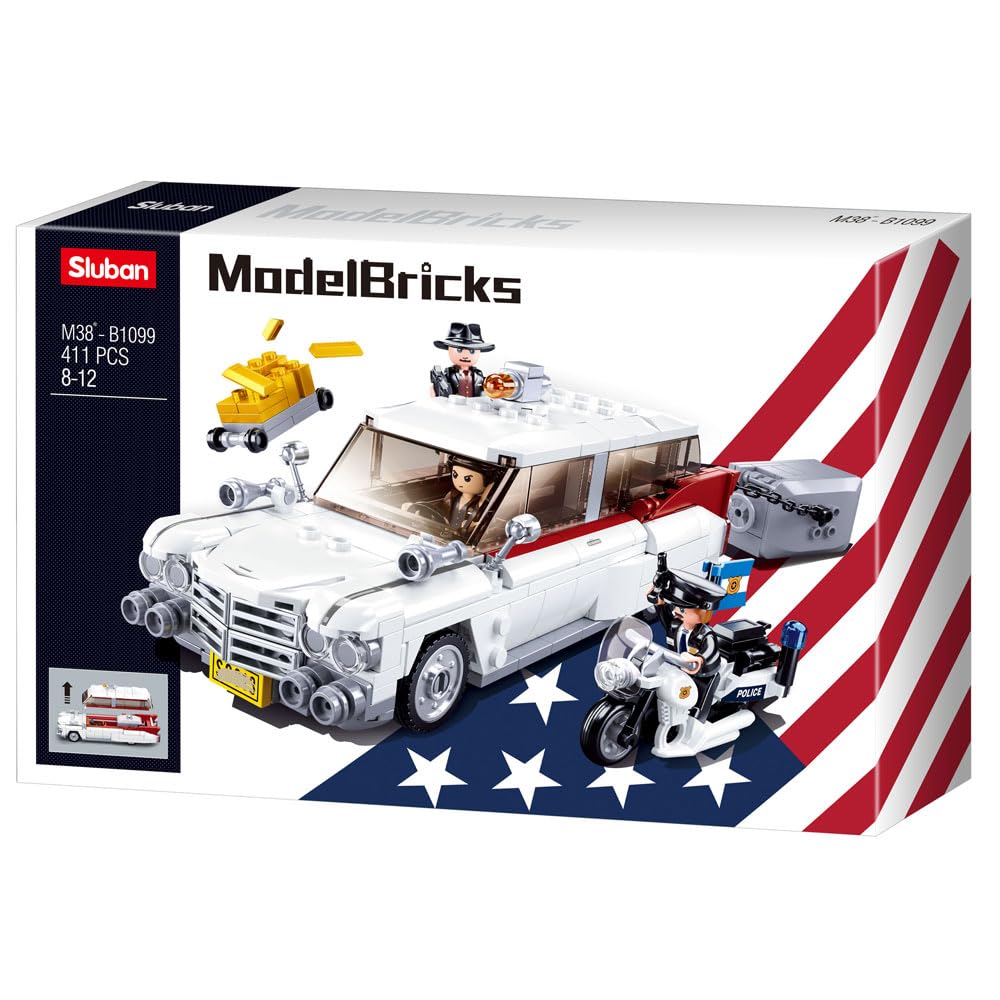 Sluban Police Building Pieces - 411 Pieces