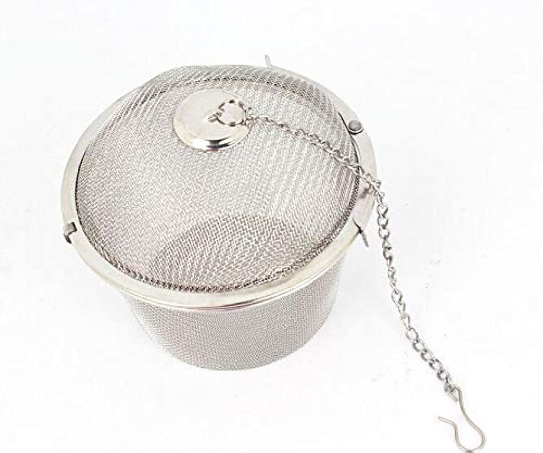 Tea ball spice strainer mesh infuser filter stainless steel herbal