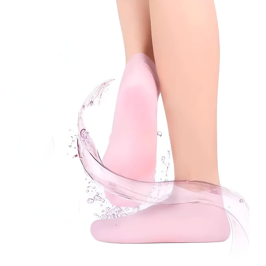 Silicone Gel Socks for Women, Soft Aloe Vera Socks, Moisturizing Foot Care Socks, Pedicure Socks for Dry Feet and Cracked Heels, 1 Pair to Soften Rough Skin on Feet
