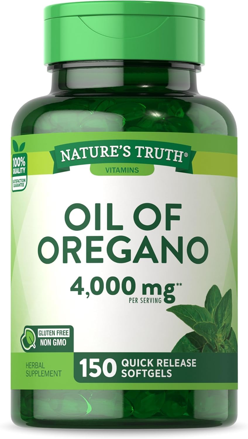 Oregano – 4000 mg – 150 Softgels | Premium Quality Herbal Supplement