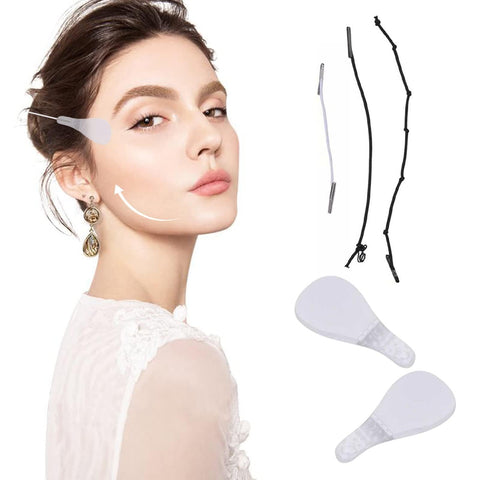 Skin Lifting Patches - Invisible Face Lifting Patches to instantly lift cheeks and define jawline without surgery, transparent and sweat-resistant, last all day and easily hide wrinkles and fine lines