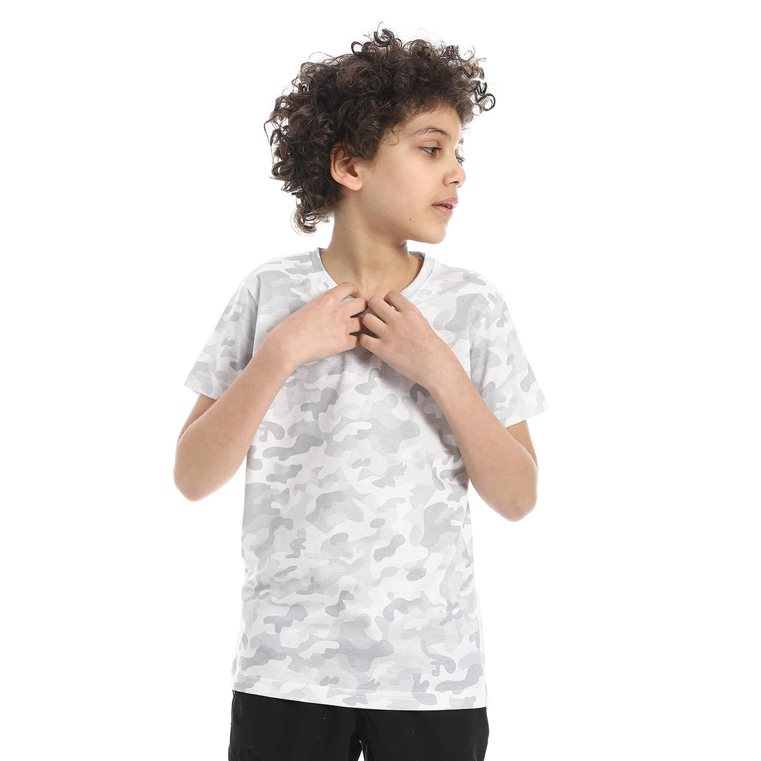 Andora Boys Breezy Leaf Print Cotton Western