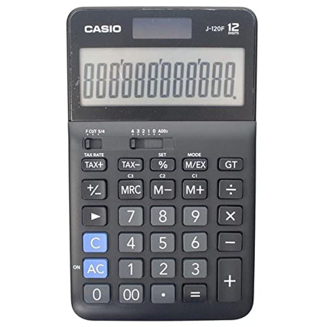 Casio j-120f-w-dp desktop digital calculator - black