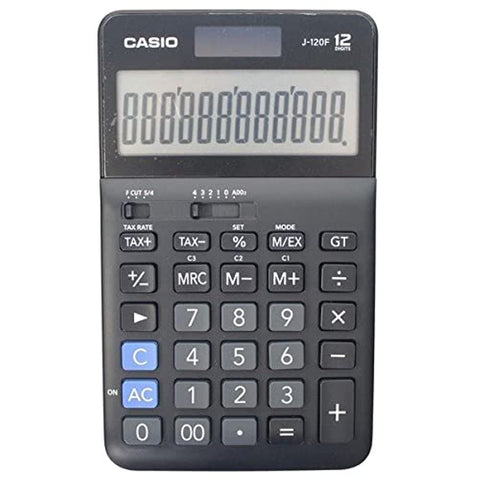 Casio j-120f-w-dp desktop digital calculator - black