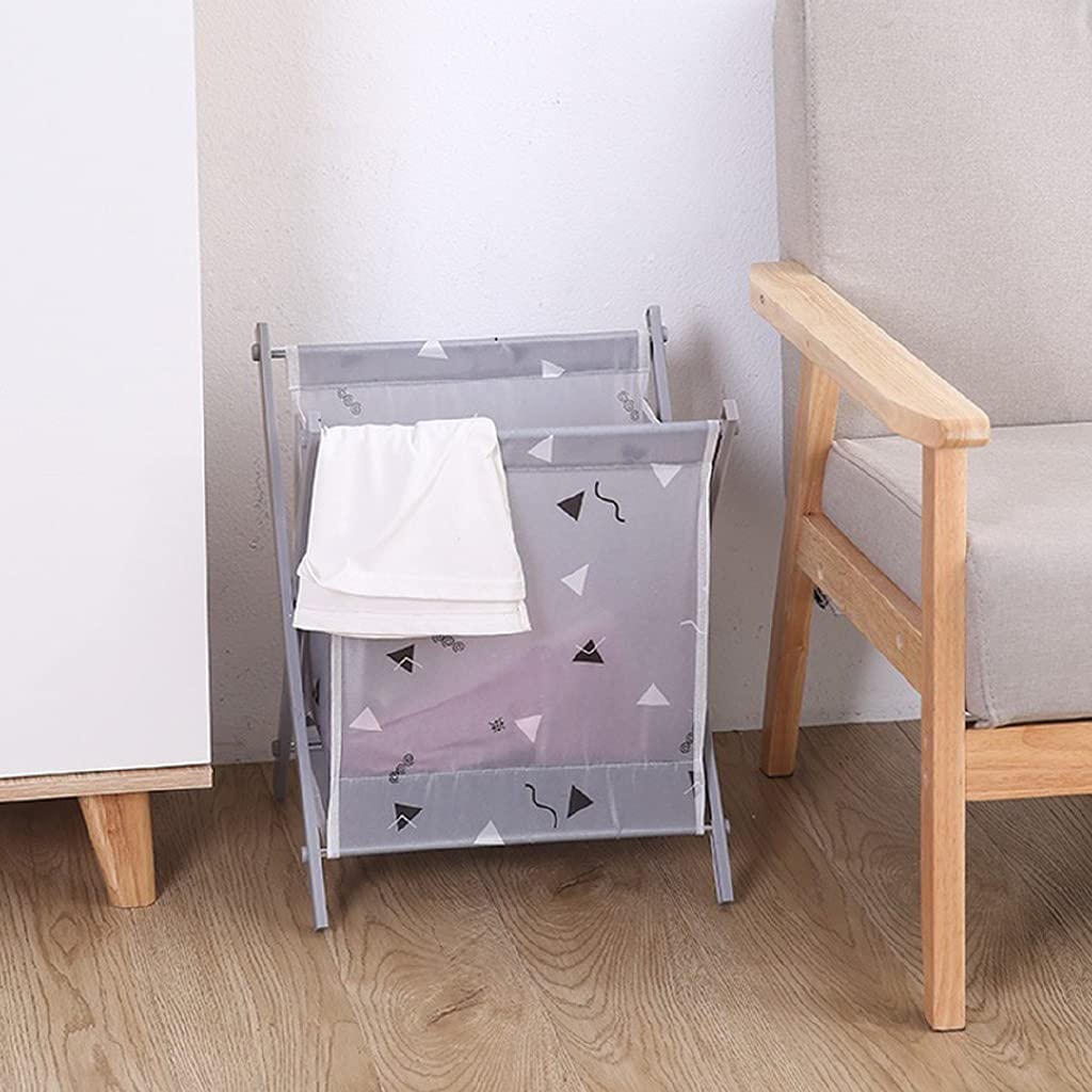 JEVAL Multifunctional Dirty Clothes Basket/Foldable Laundry Storage Household Basket (Multicolor, PVC) (Laundry Bag Hamper (1Pcs))