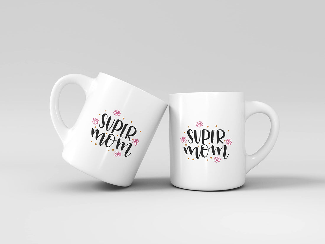 Super Mom -Mother Ceramic cup for espresso -Coffee 1 pcs- print_6970