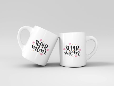 Super Mom -Mother Ceramic cup for espresso -Coffee 1 pcs- print_6970