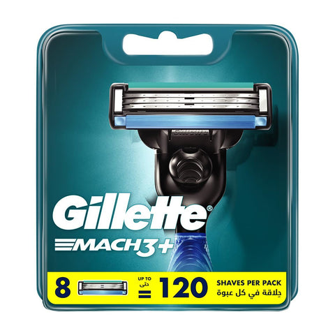 Gillette Mach3 Men's Razor Blade Refills, 8 Cartridges