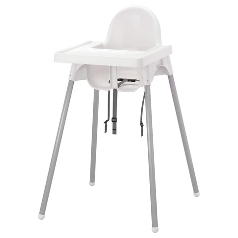 Ikea ANTILOP Highchair with Tray, White