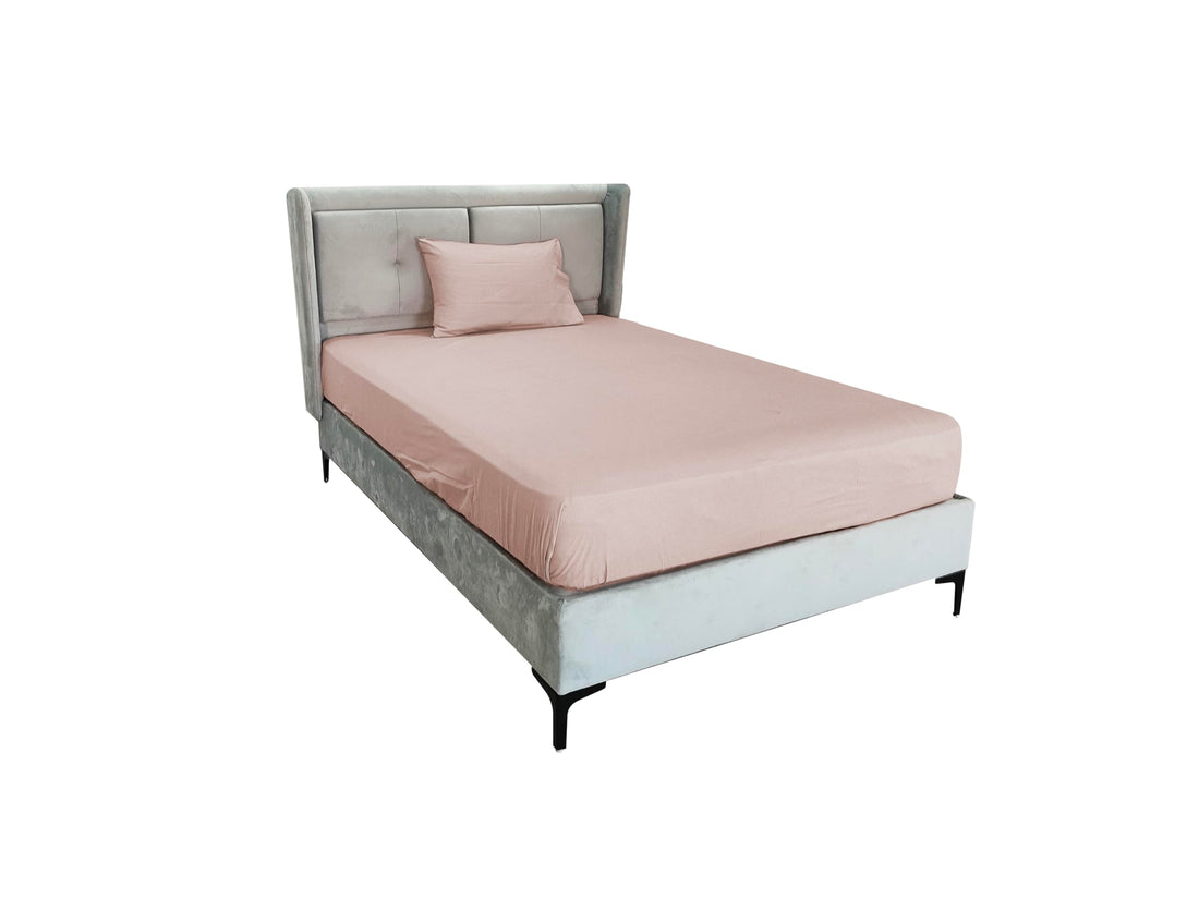 طقم من ملاية المأمون مفرد 180x240 و كيس خددية 50x70-قطن 100%
