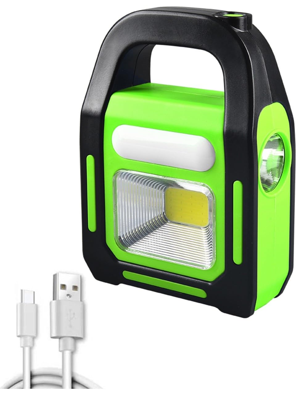 Solar Searchlight Lantern Solar Powered and USB Charging Camping Lamp