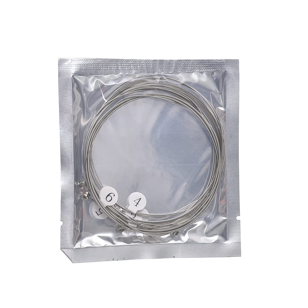 Cowboy 1306 environmental anti-rust coat strings for electric guitar - silver